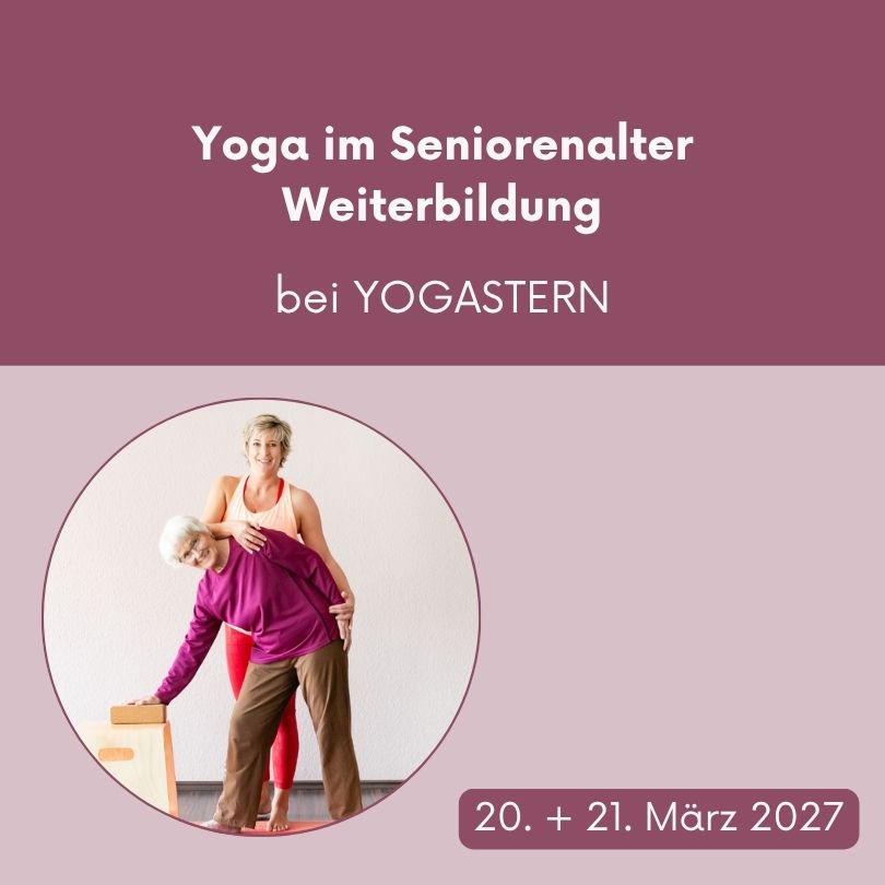 Yoga im Seniorenalter Weiterbildung mit Stefanie Weyrauch / Silke Wagner // 20. & 21. März 2027 in Wiesbaden